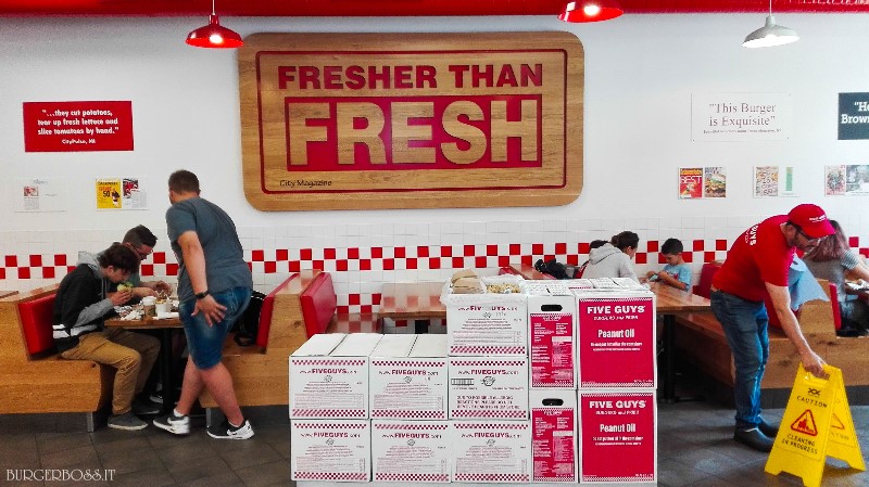 Recensione Five Guys - Londra