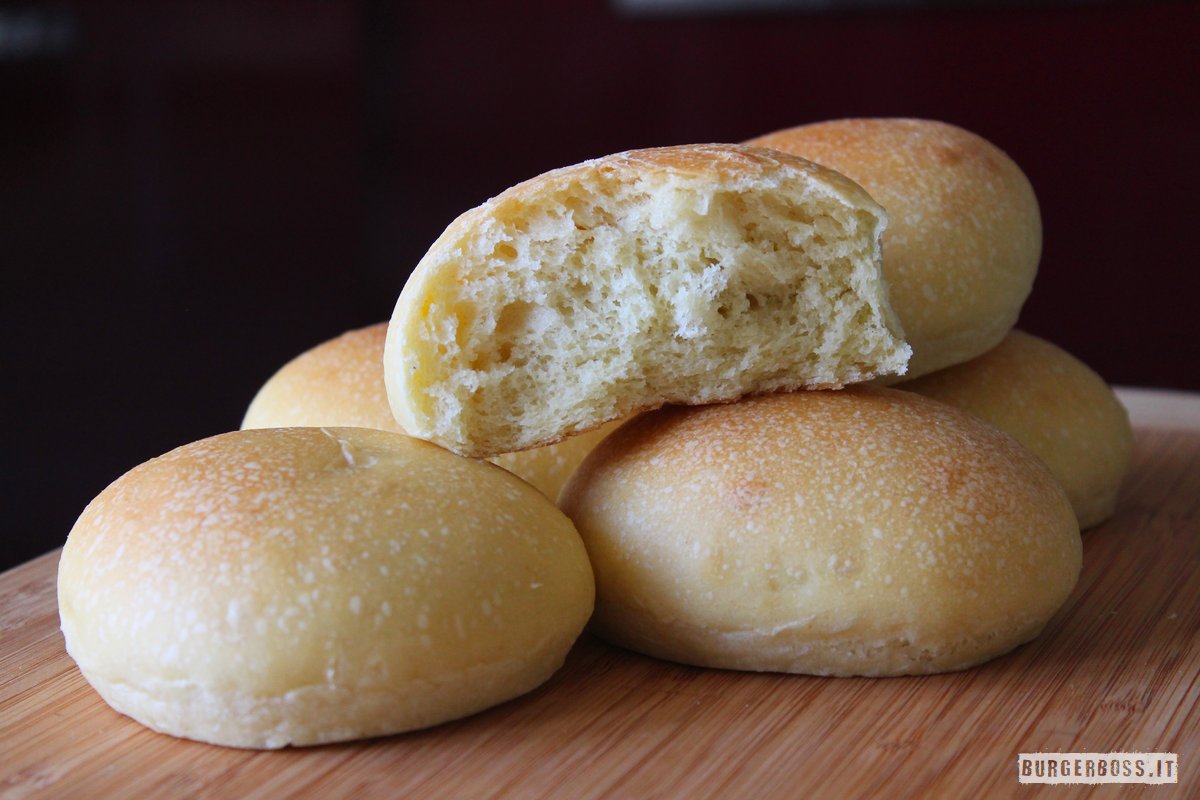 Panini per hamburger con semola rimacinata