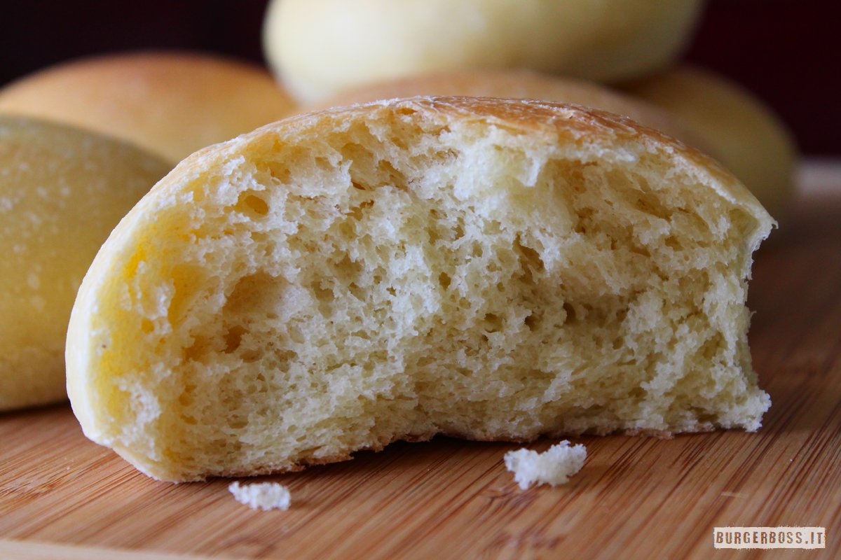 Panini per hamburger con semola rimacinata